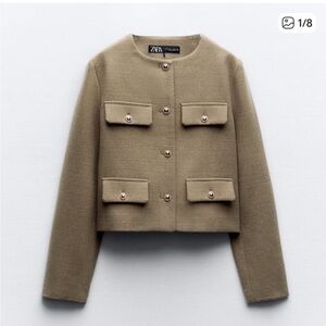 Zara Green/Khaki Jacket
